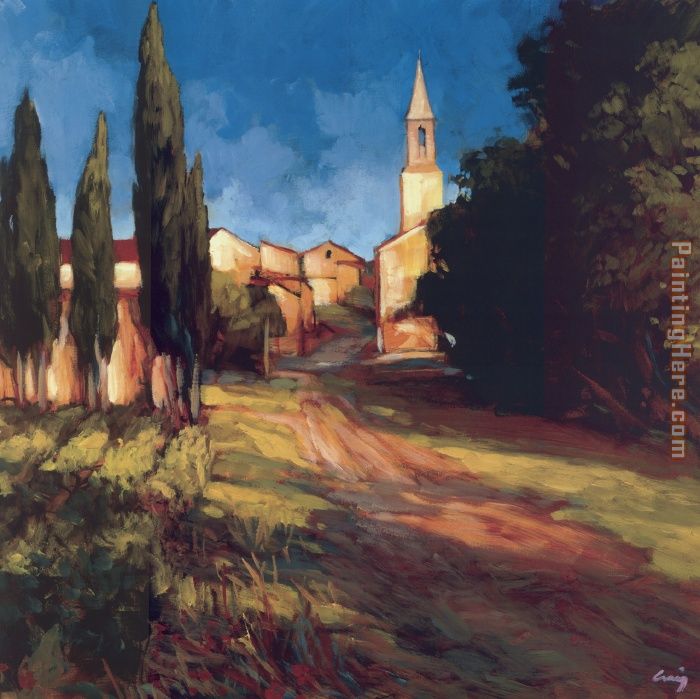 Pathway to the Villa painting - Philip Craig Pathway to the Villa art painting